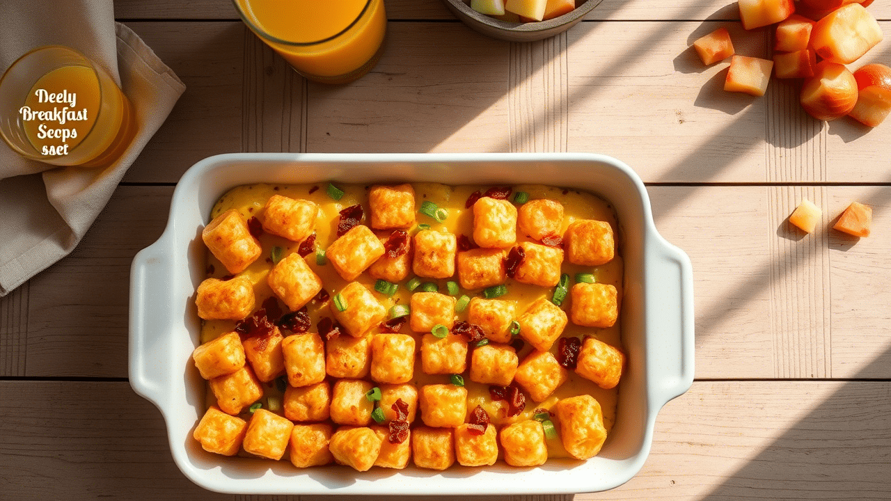 Tater Tot Breakfast Casserole