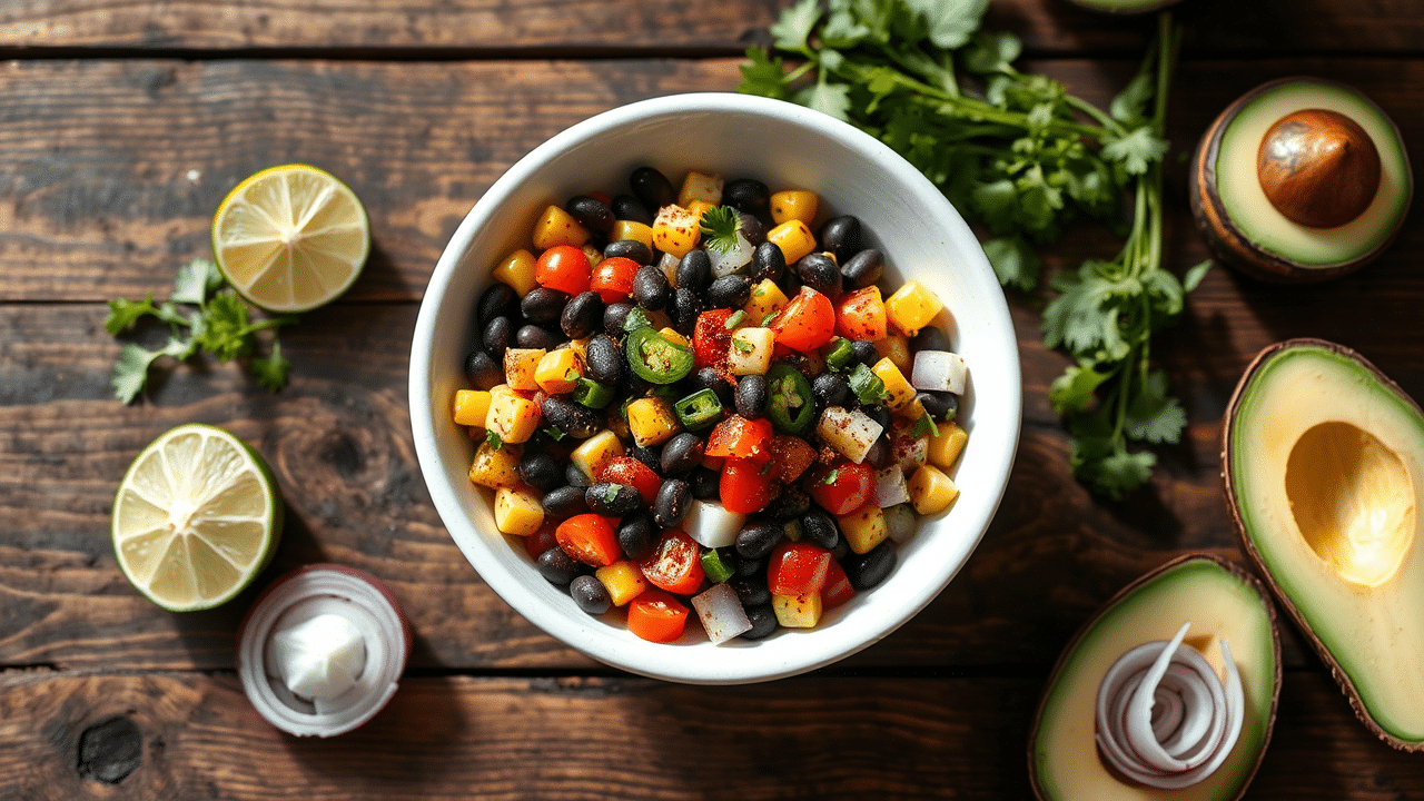 Zesty Black Bean Corn Salsa